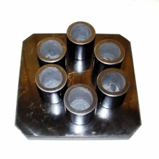 Set Of 6 Shot Glasses With A Stand