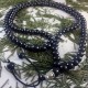 Buddhist Shungite Rosary 108 Beads (Length 33.8inches)