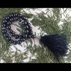 Shungite Rosary Muslim 33 beads (Length 7.87inches).